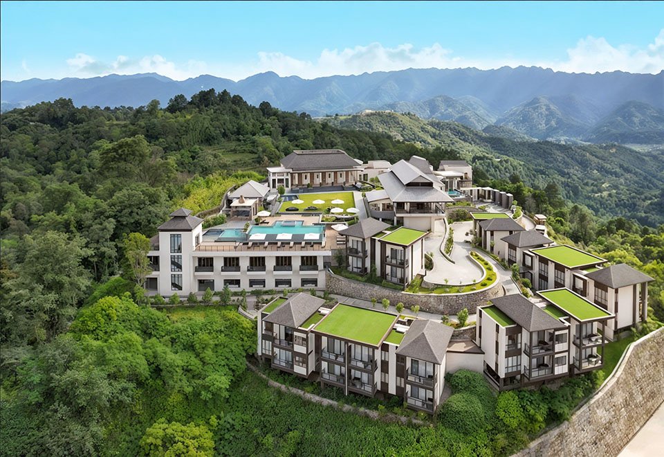 Stunning aerial view